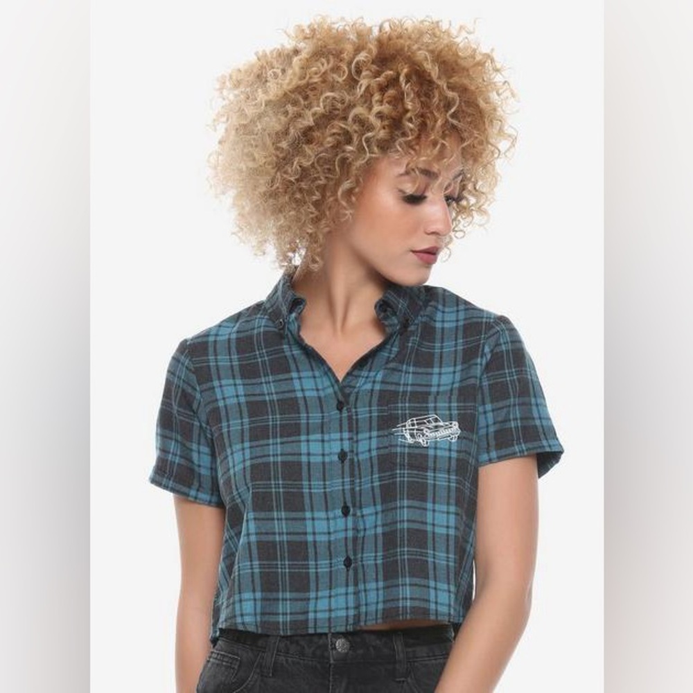 Harry Potter Short Sleeve Flannel Shirt